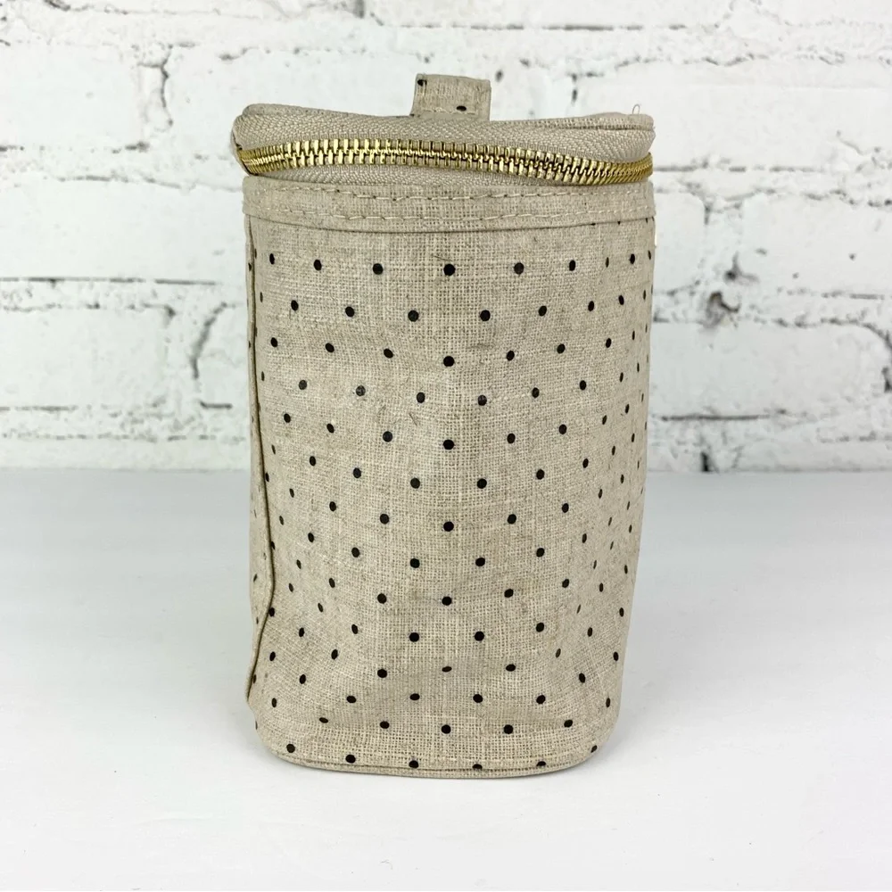 Kate Spade Polka Cot Beige Out To Lunch Lunchbox